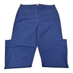 Lands’ End Deep Sea Navy Chino Crop Pants - Size 14